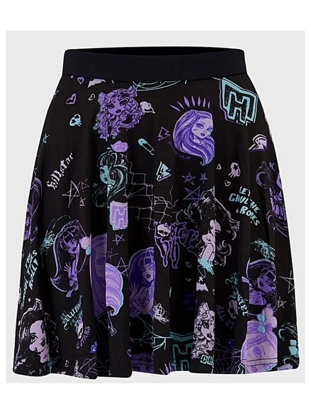 KILLSTAR x Monster High Haunt It Goth Whimsigoth mini skater skirt